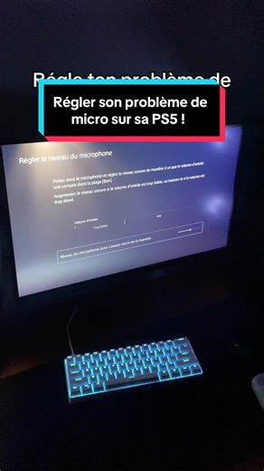 Voici comment régler son problème de micro sur ps5 #gaming #astuce #ps5