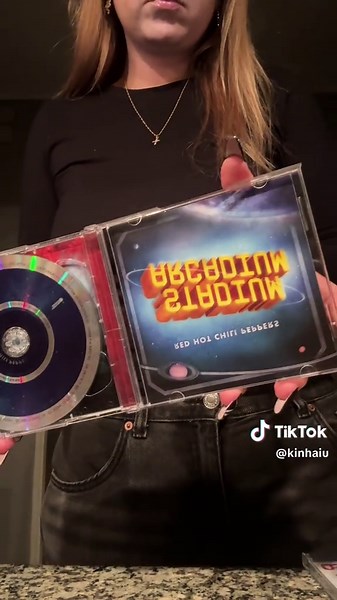 Nostalgic CD Collection Featuring Red Hot Chili Peppers