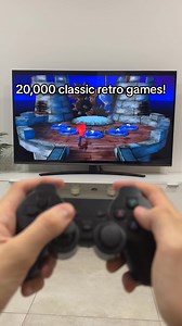 4.3K views · 2.9K reactions | Step Back in Time and Relive Your Cherished Childhood Memories with This Retro Gaming console. ✅ 20,000+ games ✅ Instant Plug & Play Setup with Any TV ✅ 2x FREE Wireless Controllers ✅ Powerful & Portable Order Now and Start Reliving the Nostalgia! | RetroDrive | Facebook
