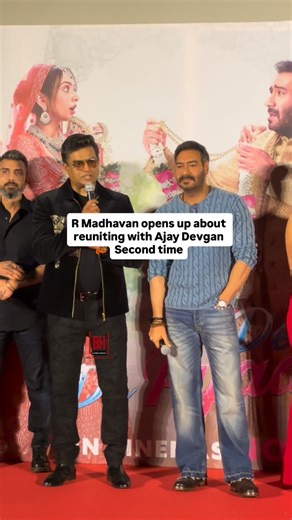 Sanjay Tiwari on Instagram: "R Madhavan Opens Up About Reuniting With Ajay Devgan Second Time #bollywoodhelpline"