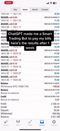 Get an AI trading robot for free ✔️ Intelligent trading strategy ✔️ U S D T Artificial Intelligence Trading Robot ✔️Personalized tips and advice ✔️Regular market updates ✔️ When to buy and when to sell for profit ✔️How to read charts and indicators and use them for trading ✔️How to use and implement stop loss to reduce losses ✔️The best asset portfolio allocation in 2025  For more details, please contact Messenger. | Automated AI Trading 8-02 | Facebook