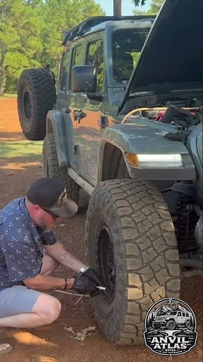 Before the Trail: Air Down. After the Trail: Air Up. #automobile #offroadoverland #offroad