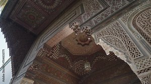 Bahia Palace Palais Bahia Marrakesh, Morocco - a Sprawling Complex of Gardens, Courtyards, and Rooms with Impressive Moroccan Architecture and Design