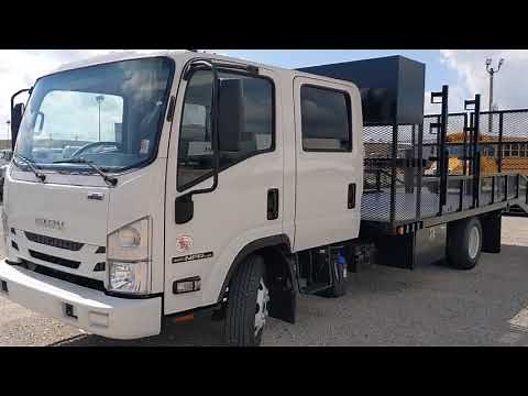 2021 Isuzu NPR-HD Landscape Truck with Custom Body *walk around*