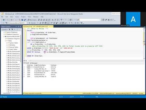 What is SQL Rollup || Automated Aggregations in SQL|| SQL Subtotal,Total and Grandtotal in one query