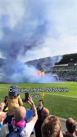 SCENES AT WINDSOR PARK! 🔵⚪️ My Irish Cup Final Vlog | Coleraine are CHAMPIONS!
