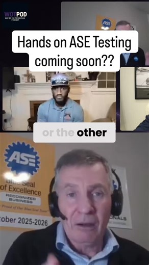 Curtis Gardner on Instagram: "Will Hands-on testing be added to ASE? What is the best way to prepare for an ASE test? Dave answers these questions on our most recent episode of the #wotpod !! #mechaniclife #shoplife #automotive #ase"