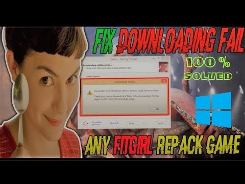 How to Fix FitGirl Repack Download Failed File Not Found 404 | ISDone.dll | unarc.dll.