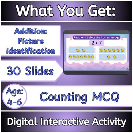 Correct Addition Image: Numbers 1 to 10 (Without Regrouping) Digital Resources