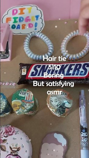 Rating DIY Fidget Board!✨😻🩷| #asmr #diy #cutediy #diyfidgetboard