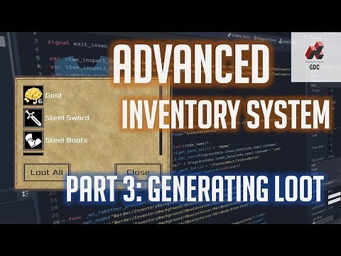 Godot Tutorial Random Loot Generation | Godot Inventory System Part 3