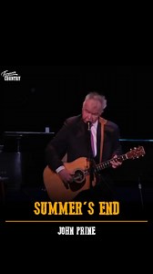 “Summer's End” by John Prine is one of the most emotionally powerful songs from his 2018 album The Tree of Forgiveness, and it stands as a late-career masterpiece. Co-written with longtime collaborator Pat McLaughlin, the song was recorded during Prine’s final studio sessions, produced by Dave Cobb in Nashville. At its heart, the song reflects on loss, longing, and the quiet ache of missing someone, using the fading warmth of summer as a metaphor for the passing of time and the people we love. I