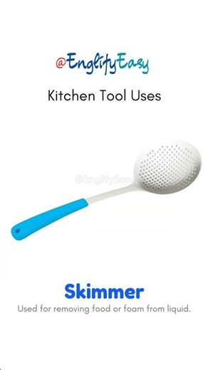 Kitchen Tools Vocabulary in English | Learn Names & Uses of Common Tools | EnglifyEasy