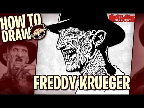 How to Draw FREDDY KRUEGER (A Nightmare on Elm Street) | Narrated Easy Step-by-Step Drawing Tutorial