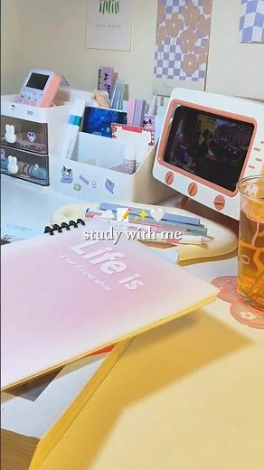 Study with me | Asmr ✨📝🤍 #studentlife #studywithme #studyshorts #studymotivation #desksetup #asmr