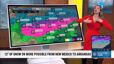 Significant Snow, Ice Storm Threatens Deep South Friday-Sunday