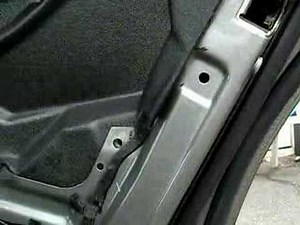 BMW door panel water leak fix
