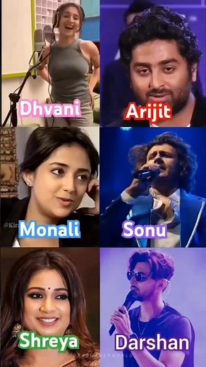 Top 6 Bollywood Playback Singers: Arijit, Shreya, Sonu #bollywoodmusic