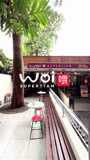 Woi Supertiam Back again to @Woi Supertiam , sekarang makin lengkap dengan hadirnya Toko Kueh & Pastry! Bukan sekadar kopitiam biasa, Woi hadir sebagai “Supertiam” yang menghadirkan cita rasa Peranakan Chinese Melayu dengan menu yang lebih playful dan penuh twist, baik dari cara pengolahan maupun racikan bumbunya. Cocok untuk hangout, arisan, sampai quality time bareng keluarga, jangan khawatir karena disini juga no pork, no lard & alkohol. Must try: Hogassai, Kopi Butter, Curry Toast, Bakso Gor
