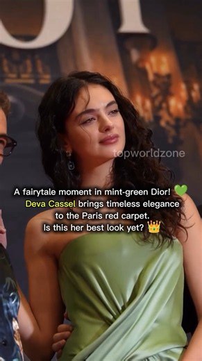 Deva Cassel Stuns in Dior at Phantom of the Opera Premiere! ✨💚 #explorepage
