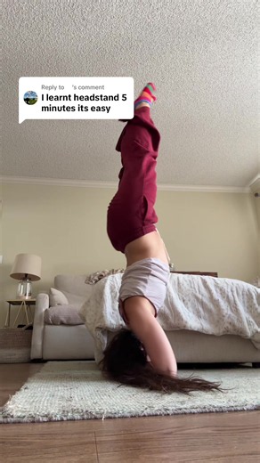 Replying to @️ 🧘🏻‍♀️🤸🏻‍♀️ #yogaflow #headstand #calisthenics #corestrength #mog
