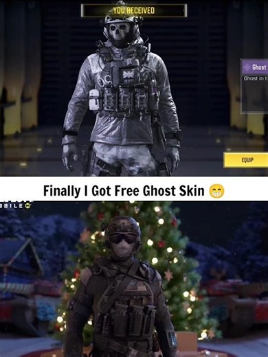 Finally I Unlocked Free Ghost Skin CODM 💀🤯