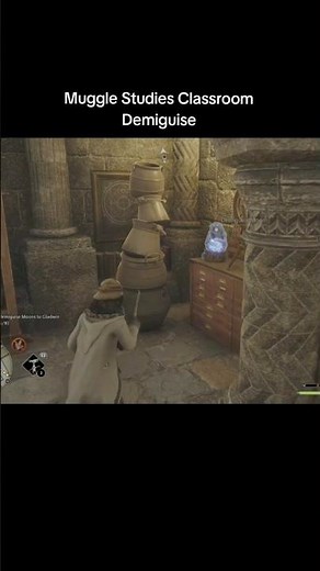 Demiguise in Muggle Studies Classroom #hogwartslegacy #demiguise #fypyoutube #gameplay #ps5gameplay