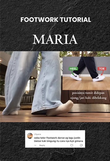 Replying to @Lilyana #Tutorial Maria - JB drop! 🎬 #dance #footwork #footworktutorial #fyp