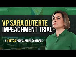 NET25 Special News Coverage | VP Sara Duterte Impeachment Trial Day 2 | July 7, 2026