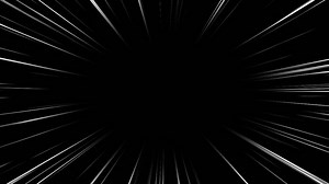 Download Looping Anime Speed Lines High-Energy Motion Background with Black and White Streaks Bursting from the Center Outward for Dynamic Action Scenes for free