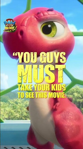 Parents, it's a must! 🐾 🍿 🦖 #PAWPatrolMovie is in theatres everywhere. Get tickets now!