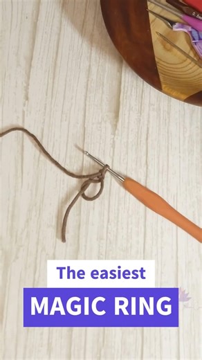 The easiest magic ring tutorial for beginners