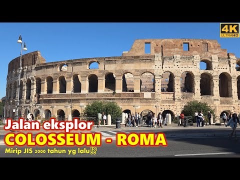 Walking Around The Colosseum - Roma❗The largest ancient amphitheatre ever built #walkingaround