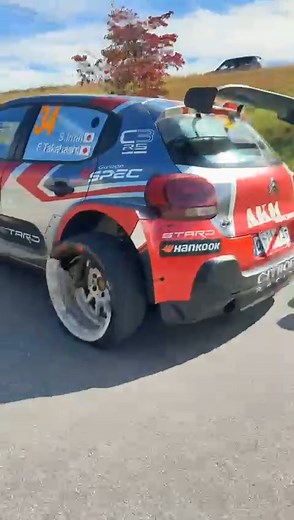 Satoshi Imai hitting trouble on shakedown 🤕 #WRC | #RallyJapan 🇯🇵 | WRC - FIA World Rally Championship