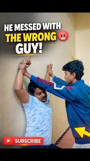 SIMPLE MOVE to Escape a Wall Pin! 🥋💥 #SelfDefense