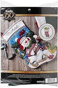 Bucilla 86817 Nordic Snowman Stocking Kit