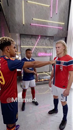 Haaland, Mbappé and Yamal Made the Most Dramatic Fall ⚔️😭 #parody #football #haaland #worldcup