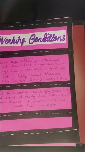 English Project File Child Labour #trendingshorts #writingwork #projectfiledecoration