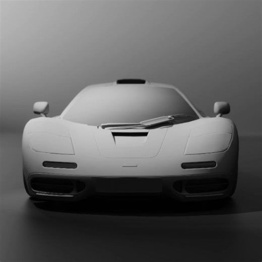 Ben Robson on Instagram: "008 - McLaren F1 When rendering an icon, every detail matters! Here are the key stills from my moody McLaren F1 scene, featuring the dramatic orange lighting. The first image is the final shot, capturing the atmosphere and reflections. Swipe to see the render layers! To achieve this level of control in post-production, I relied heavily on passes like Reflections, Normals, and the Depth Pass to separate the car from the environment and control the glow. Model Credit: McL