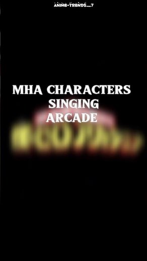 mha characters singing arcade #mhacharacters #animetrends #myheroacademia #mha #deku #shoto #anime