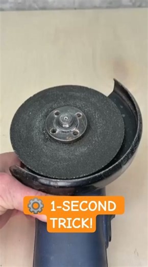 1-Second Angle Grinder Lock Release! 🔥⚙️ Super Easy Trick