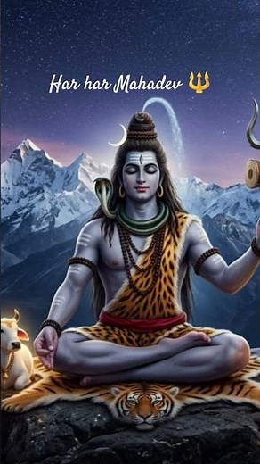 Mahadev 4K Ultra HD Wallpaper | Lord Shiva Divine Image #viral