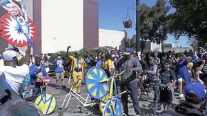 Now that all the dust has settled on the Golden State Warriors' championship parade, take a look back at the best moments our cameras captured from the party in Oakland. | KNBR