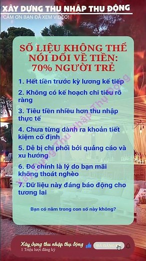 Tài chính và Đầu tư: Bí quyết xây dựng thu nhập thụ động bền vững