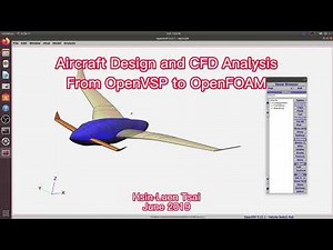#Aircraft Design and #CFD Analysis : Raptor #UAV from #OpenVSP to #OpenFOAM