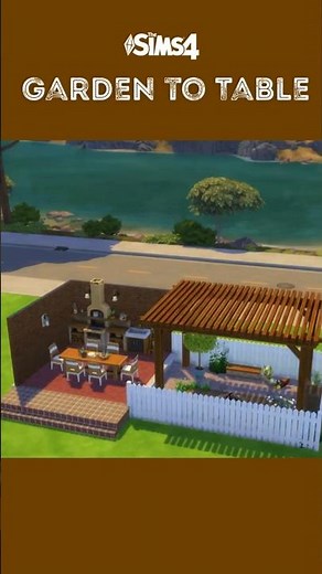 Sims 4 Garden to Table Kit | Outdoor Space Decor Ideas 🌿✨