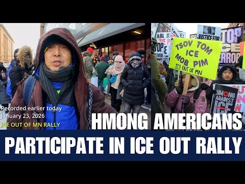 🔴3HMONGTV NEWS | 01-23-2026 - Hmong Americans participated in the "ICE Out of Minnesota" rally.