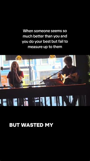A snippet of our song "Enough" from a concert we just did #originalsong #duo #livemusic #acoustic