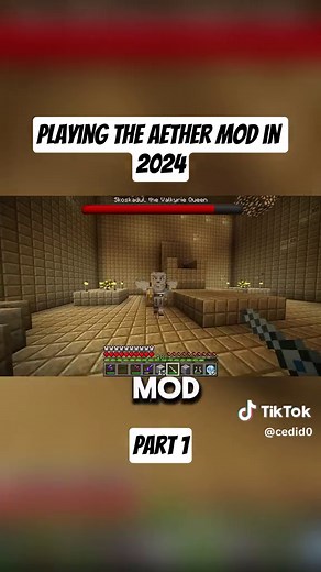[1] Playing the Aether Mod in 2024 (Cred: Rekrap2) #fyp #foryou #Minecraft #minecraftaether #minecraftaetherportal