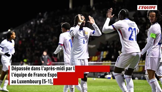 Faciles vainqueurs du Luxembourg, les Bleuets reprennent la tête de leur groupe - Foot - Qualif. Eur